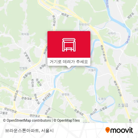 브라운스톤아파트 지도