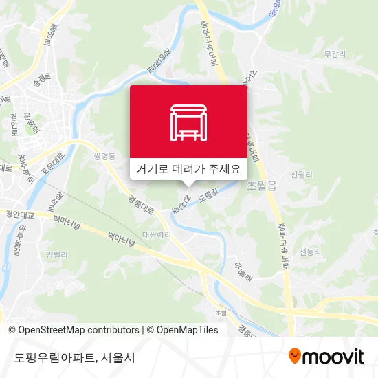 도평우림아파트 지도