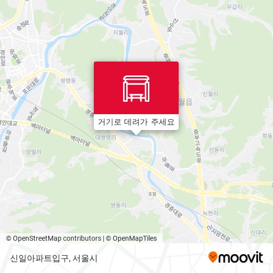 신일아파트입구 지도