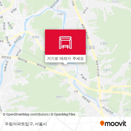 우림아파트입구 지도