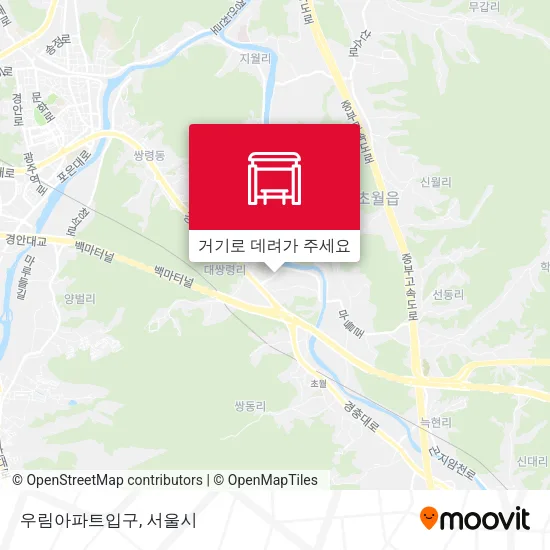 우림아파트입구 지도