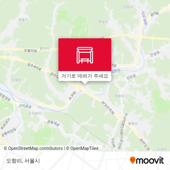오향리 지도