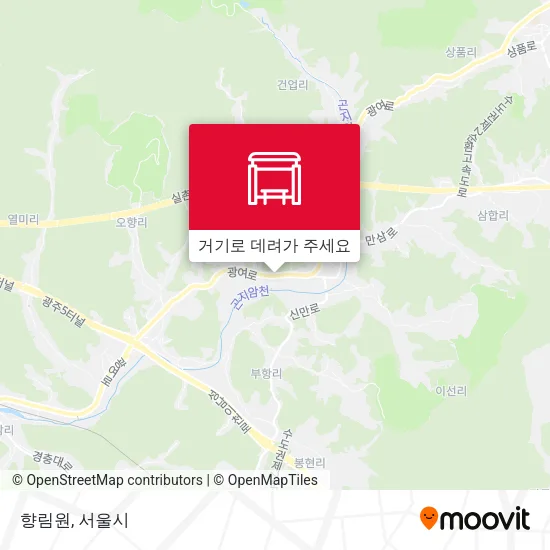 향림원 지도