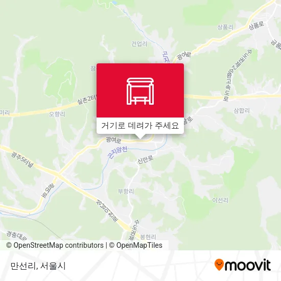 만선리 지도