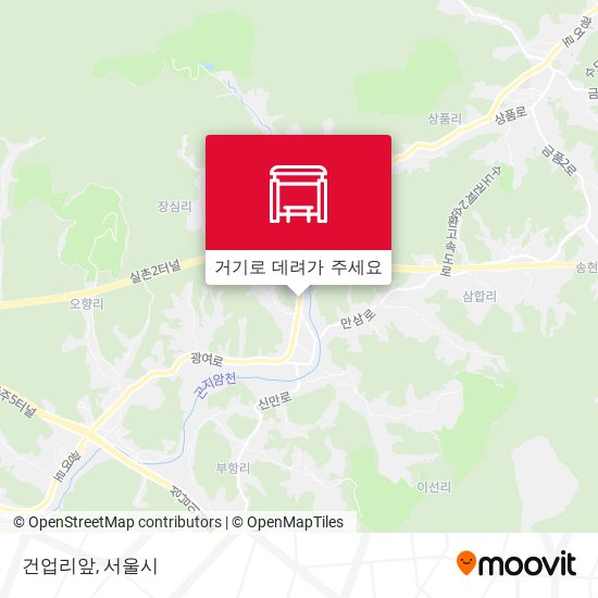 건업리앞 지도