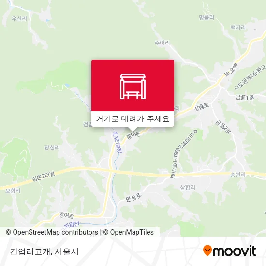 건업리고개 지도