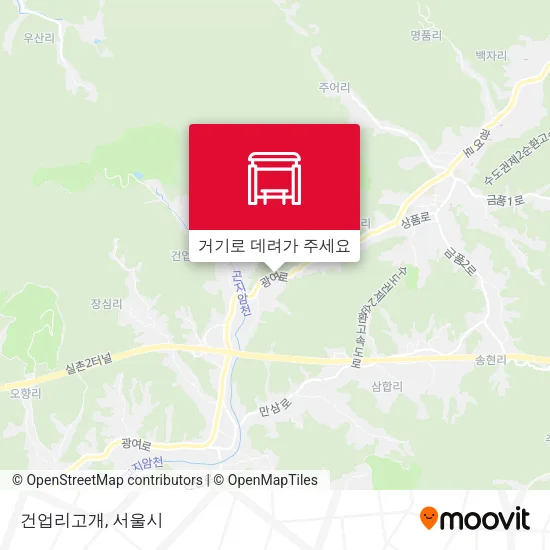 건업리고개 지도
