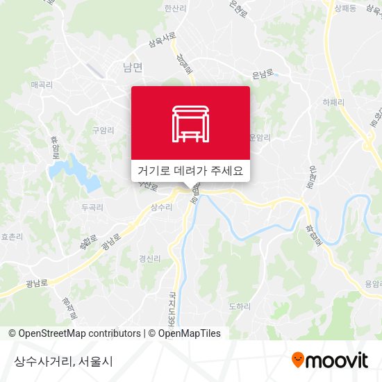 상수사거리 지도