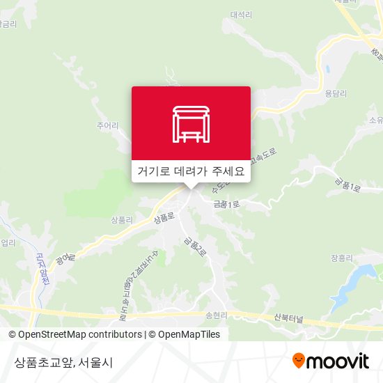 상품초교앞 지도