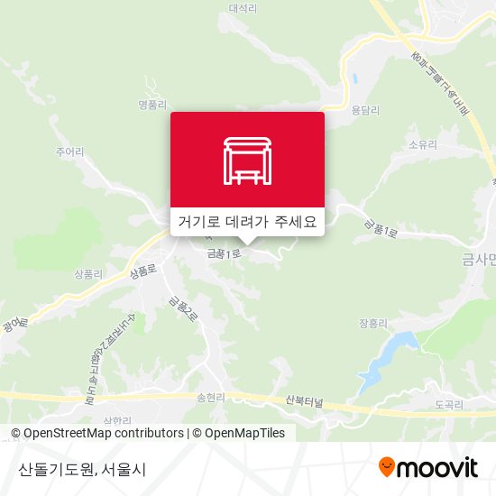 산돌기도원 지도
