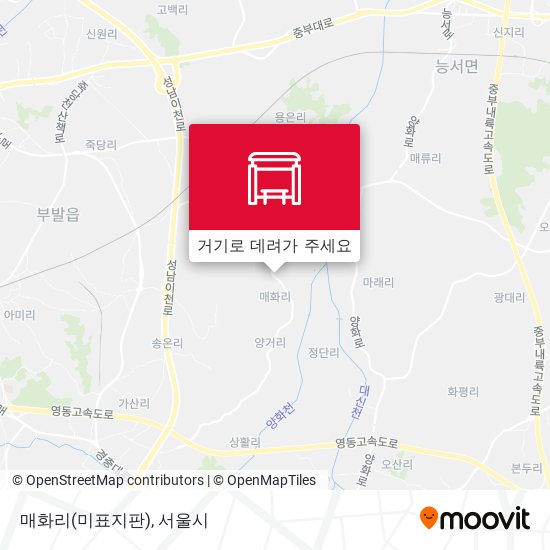 매화리(미표지판) 지도