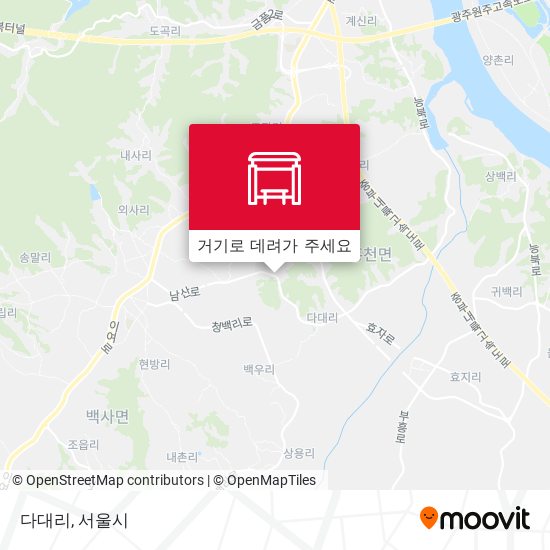 다대리 지도