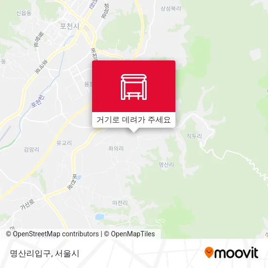 명산리입구 지도