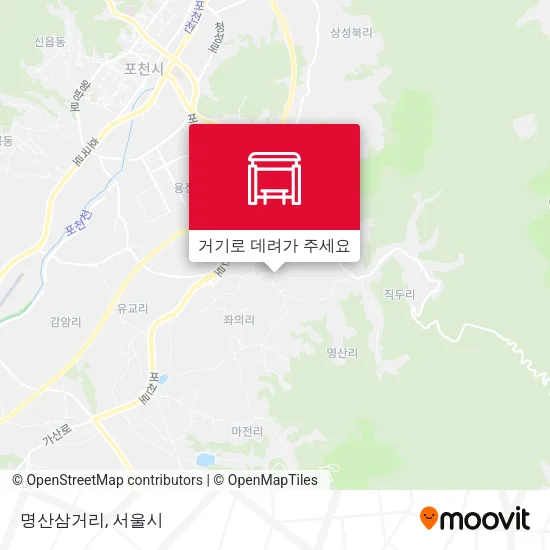 명산삼거리 지도