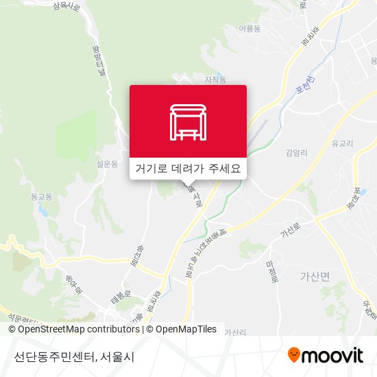 선단동주민센터 지도