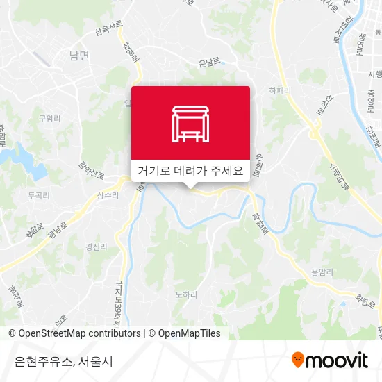 은현주유소 지도