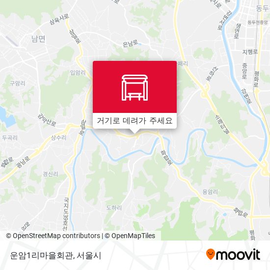 운암1리마을회관 지도