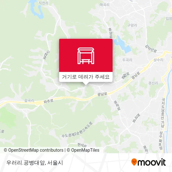 우러리.공병대앞 지도