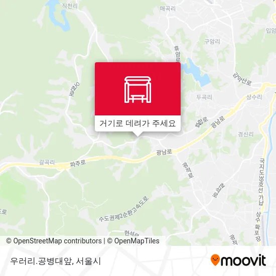 우러리.공병대앞 지도