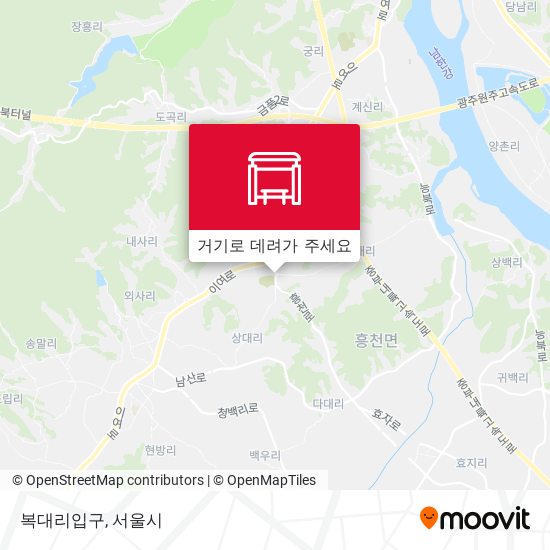 복대리입구 지도