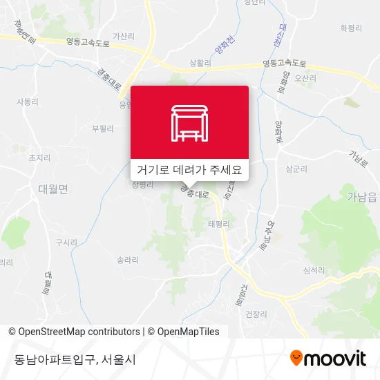 동남아파트입구 지도