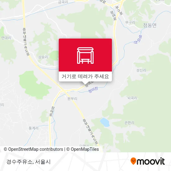 경수주유소 지도