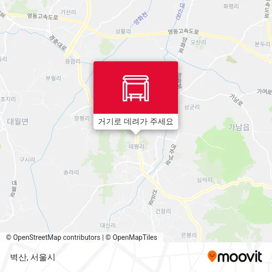 벽산 지도