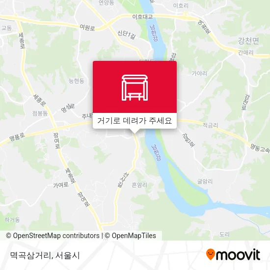 멱곡삼거리 지도