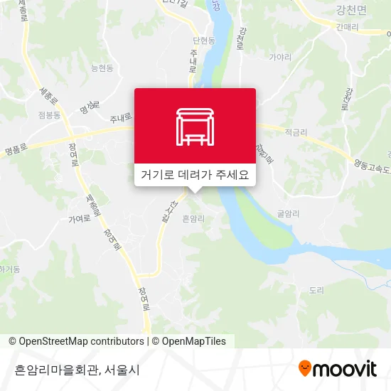 흔암리마을회관 지도