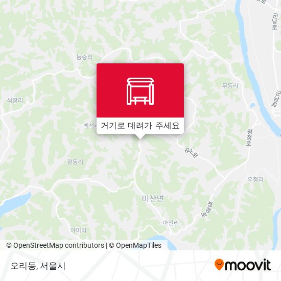오리동 지도
