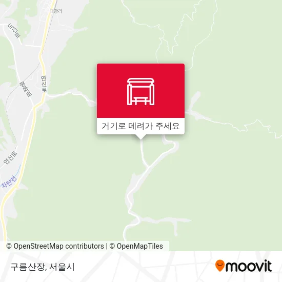 구름산장 지도