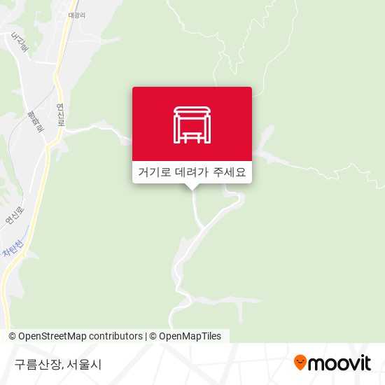 구름산장 지도