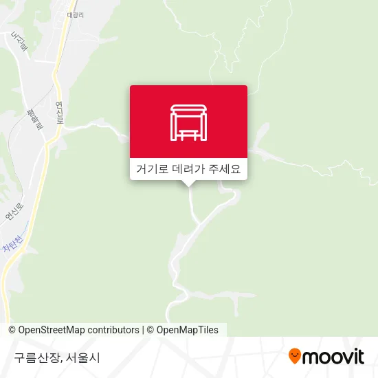 구름산장 지도