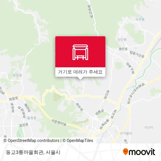 동교3통마을회관 지도