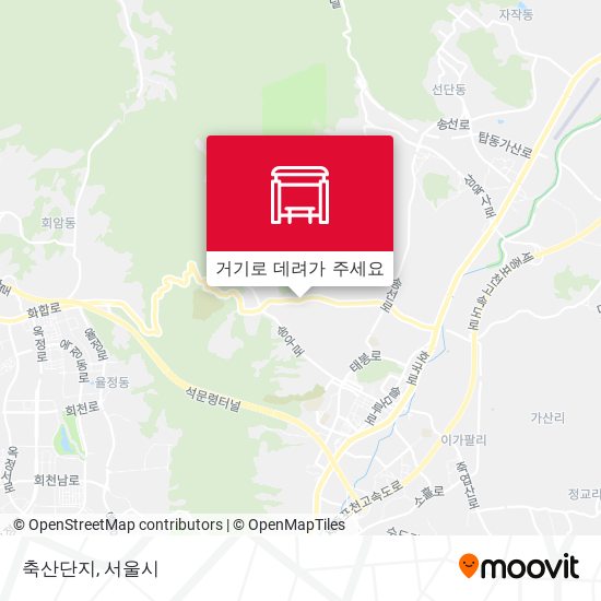 축산단지 지도