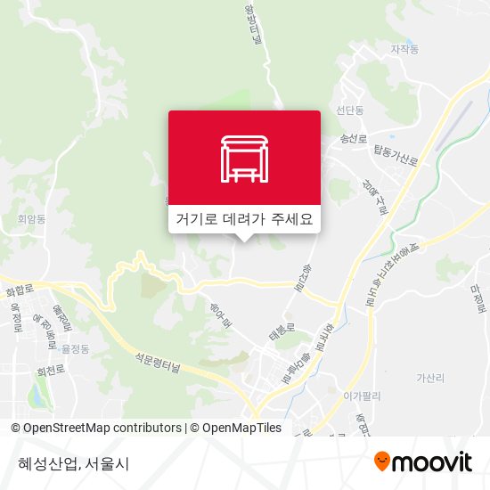 혜성산업 지도