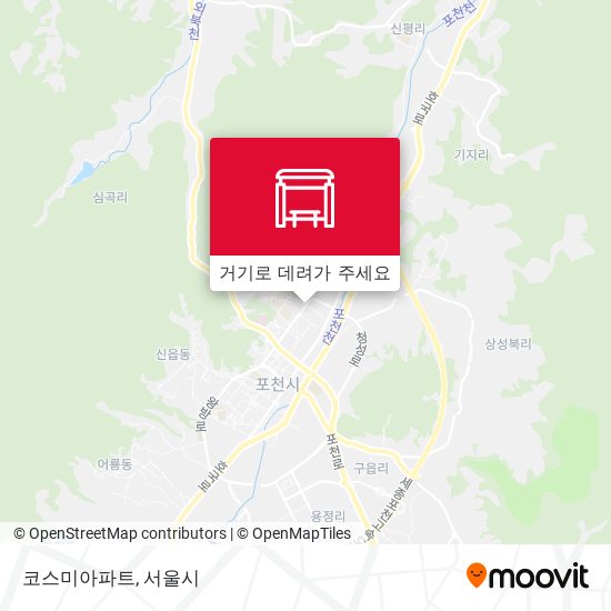 코스미아파트 지도