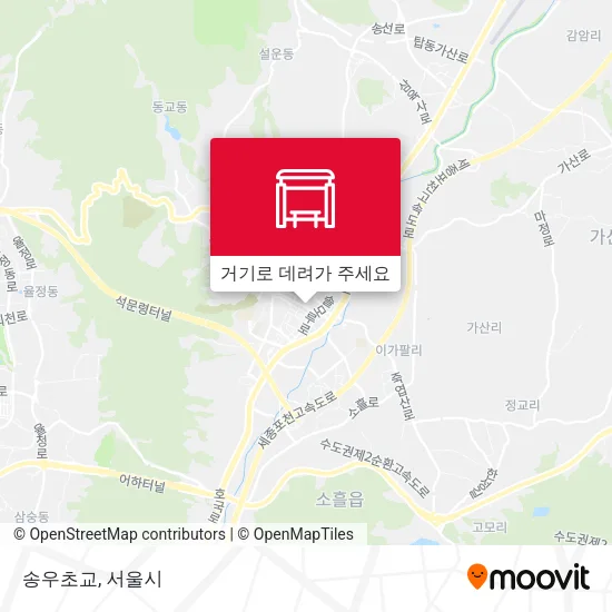 송우초교 지도