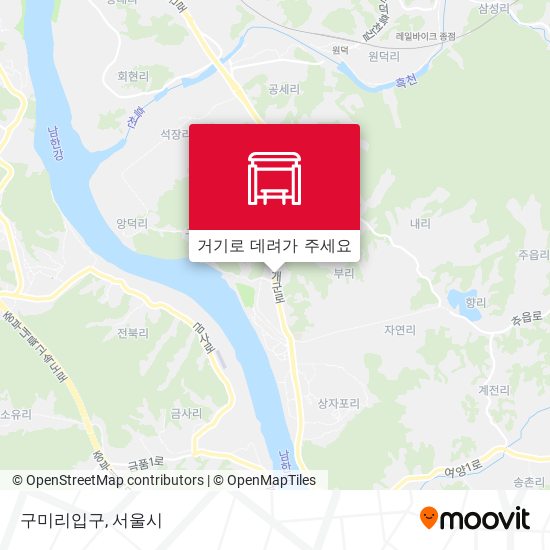 구미리입구 지도