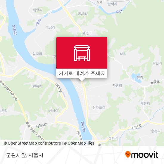 군관사앞 지도