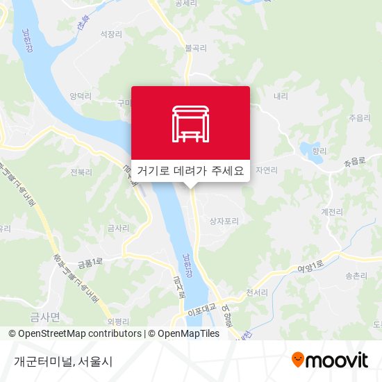 개군터미널 지도