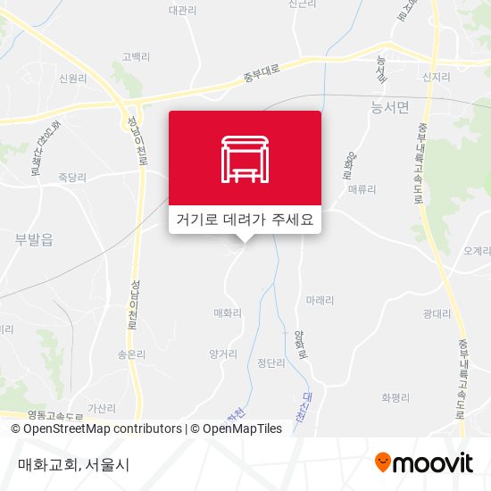 매화교회 지도