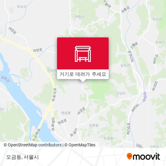 오금동 지도