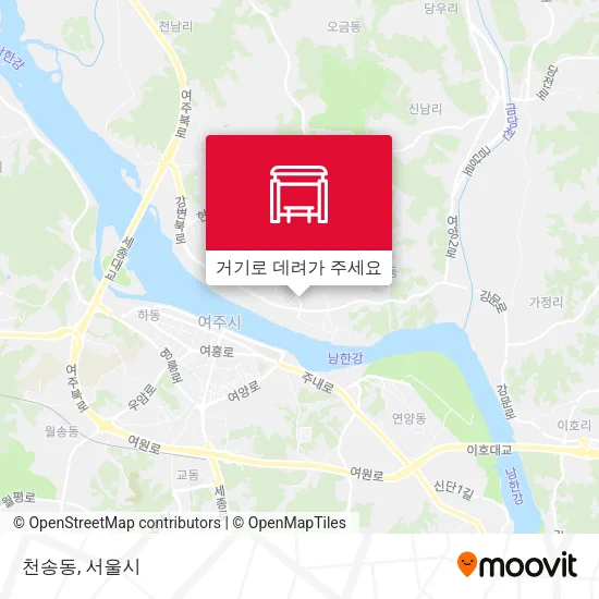 천송동 지도