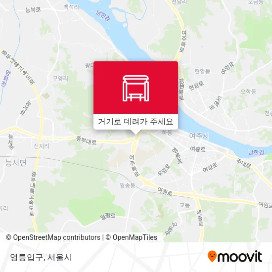 영릉입구 지도