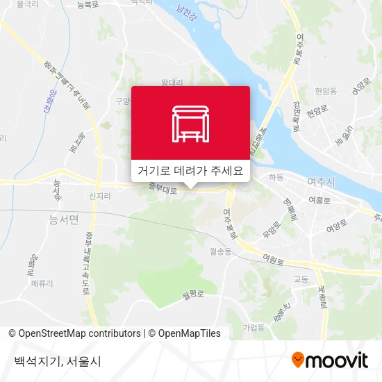 백석지기 지도