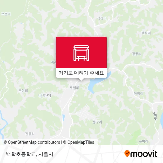 백학초등학교 지도