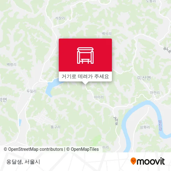 옹달샘 지도