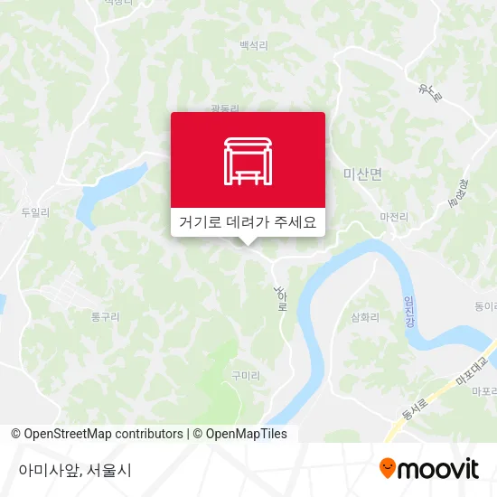 아미사앞 지도
