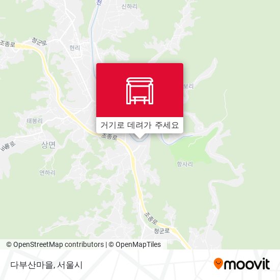 다부산마을 지도
